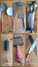Brocante diverse keukengerei blikopener garde meelzeef enz, Ophalen of Verzenden