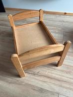 GRATIS! Houten poppenbedje, Ophalen, Gebruikt, Toebehoren