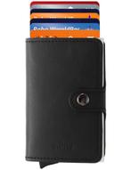 Swifty Luxe Uitschuifbare Pasjeshouder - RFID - Zwart, Ophalen of Verzenden, Nieuw, Zwart, Leer