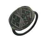 Bodemvondst middeleeuwse bronzen ring twee tempelier kruis, Verzenden, Brons