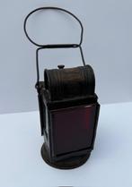 Oude Spoorweg Seinlamp Orlians & Co, 1948 Mechelen, olielamp, Verzamelen, Spoorwegen en Tramwegen, Ophalen of Verzenden, Gebruikt