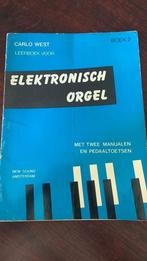 Leerboek voor elektronische orgel boek 2- Carlo West, Muziek en Instrumenten, Bladmuziek, Ophalen of Verzenden, Les of Cursus