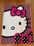 Hallo Kitty fleecedeken 150x110 cm, Ophalen of Verzenden, Zo goed als nieuw, 100 cm of meer, Deken