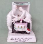 Antiek kermis porselein beeldje Fairing, Ophalen of Verzenden