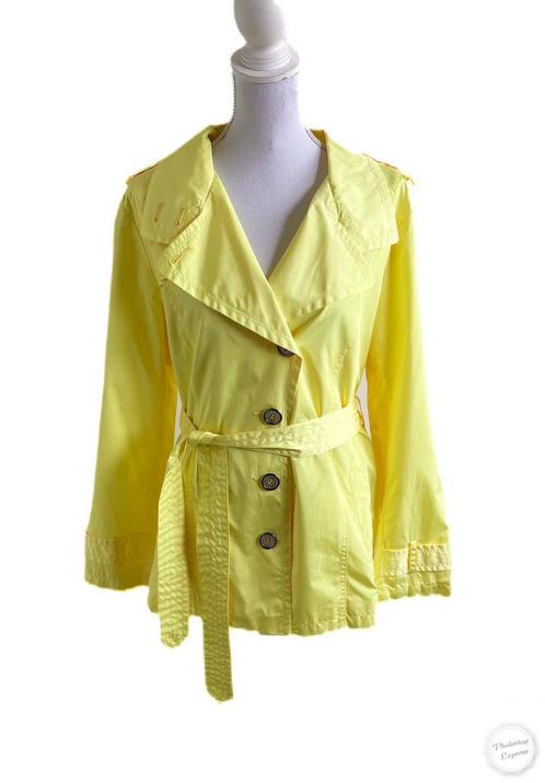 Mooue jas van Beaumont 44, Kleding | Dames, Jassen | Zomer, Zo goed als nieuw, Maat 42/44 (L), Geel, Ophalen of Verzenden