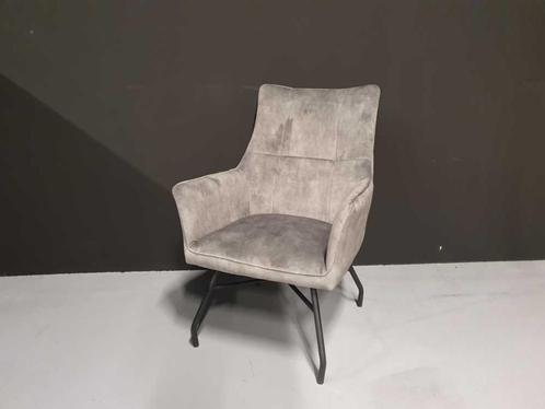 Opruiming! Fauteuil Andorra | Adore | Steel | van €495,-, Huis en Inrichting, Fauteuils, Gebruikt, Metaal, Stof, Overige materialen