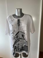 T-shirt met Eiffeltoren (Bicalla) maat xxl, Kleding | Dames, Wit, Maat 46/48 (XL) of groter, Ophalen of Verzenden, Zo goed als nieuw