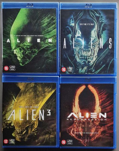 Alien 1 t/m 4 - Nederlandse uitgaves, Cd's en Dvd's, Blu-ray, Zo goed als nieuw, Verzenden