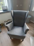 Grijze fauteuil, Gebruikt, 75 tot 100 cm, Ophalen of Verzenden, 75 tot 100 cm