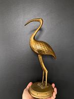 Zware vintage messing kraanvogel / vogel / reiger uit India, Ophalen of Verzenden, Dier