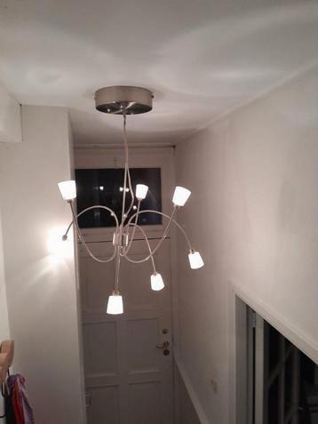 Verhuisverkoop: Moderne hanglamp – 7 lichtpunten beschikbaar voor biedingen