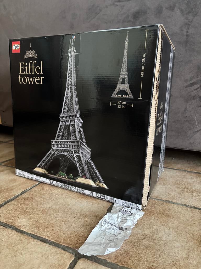 LEGO Eiffel tower, Ophalen of Verzenden, Zo goed als nieuw, Groter dan 1:32