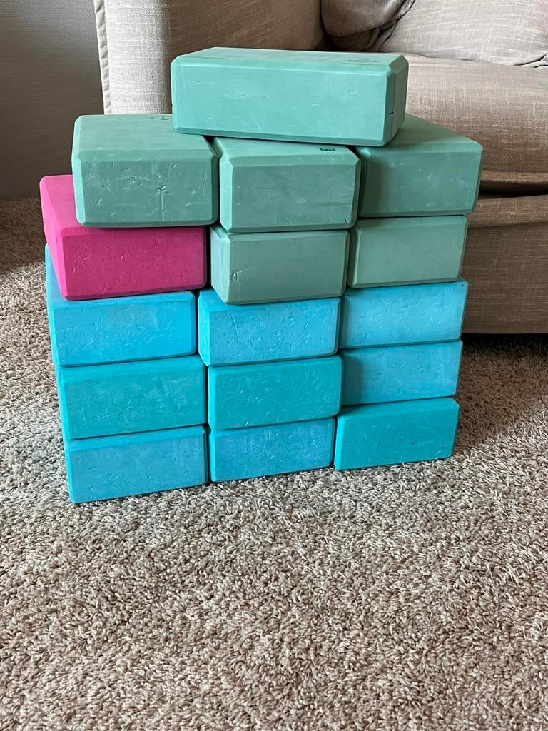 Yoga blokken, Ophalen of Verzenden, Zo goed als nieuw, Yogamat