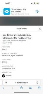 Hans zimmer 28 feb, Eén persoon, Cadeaubon