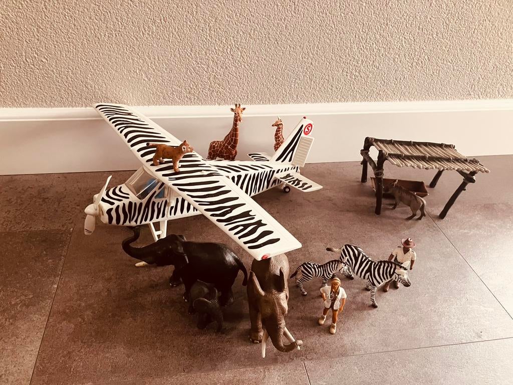 Schleich dieren safari wild life, Ophalen of Verzenden, Zo goed als nieuw, Beeldje of Figuurtje