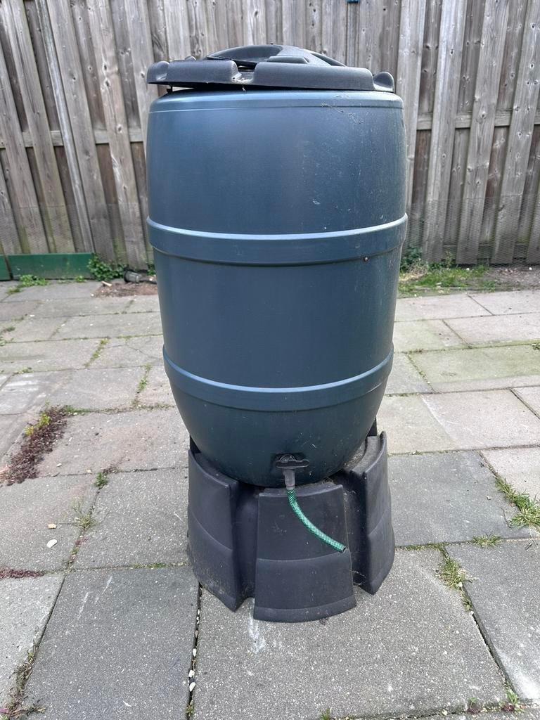 Regenton, Tuin en Terras, Regentonnen, Kunststof, Gebruikt, Met kraantje, 150 liter of meer