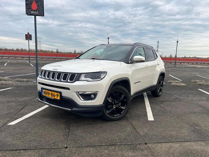 Jeep Compass 1.4 Multiair 140pk 2018 Wit, Auto's, Jeep, Particulier, Compass, ABS, Achteruitrijcamera, Airbags, Airconditioning