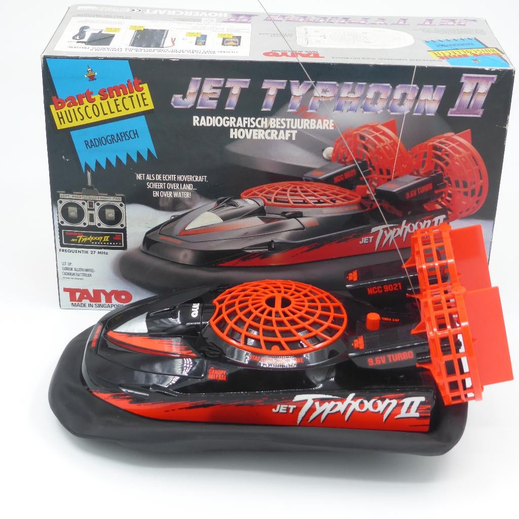 Taiyo Tyco RC Jet Typhoon 2 Radiografische Hovercraft MINT, Hobby en Vrije tijd, Modelbouw | Radiografisch | Auto's, Elektro, Auto offroad