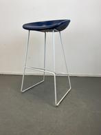 6 Hay about a Stool AAS38 barktuk 75 cm Blauw Leer, Niet ingevuld, Niet ingevuld, Leer, Zo goed als nieuw