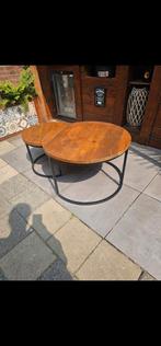 Salon/Bijzettafels., Huis en Inrichting, Tafels | Bijzettafels, Ophalen, Rond, Minder dan 55 cm