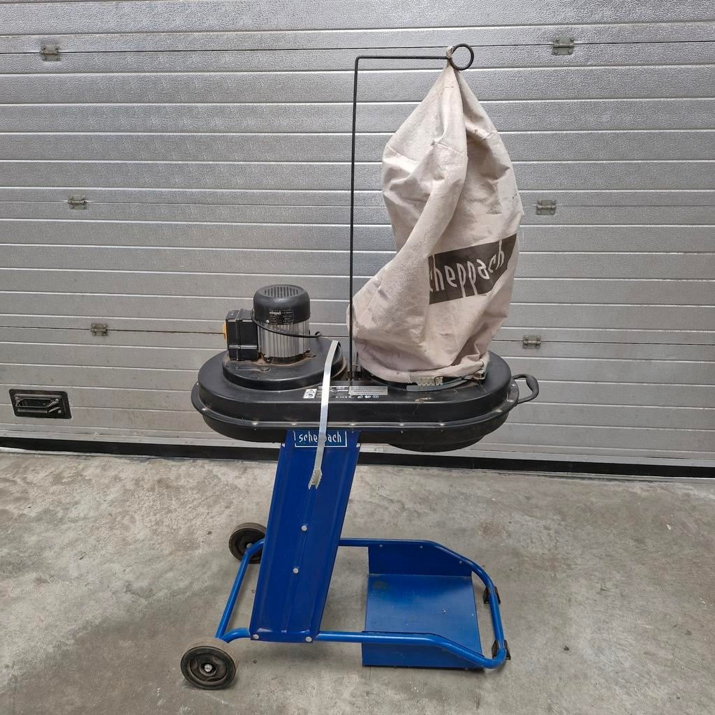 Scheppach Afzuiger - Krachtige Stofafzuiging voor Werkplaats, Ophalen of Verzenden, Gebruikt, Afzuiger