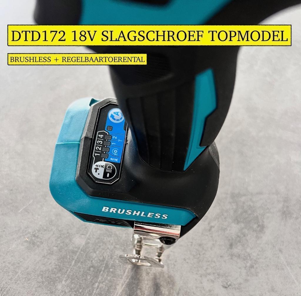 Makita DTD172Z 18V accu LXT Slagschroevendraaier Brushless, Ophalen of Verzenden, Nieuw