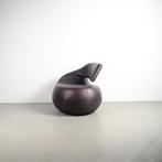 2x Leolux Gisa Fauteuil Draaibaar Aubergine – Leer, Huis en Inrichting, Fauteuils, Niet ingevuld, Niet ingevuld, Ophalen of Verzenden