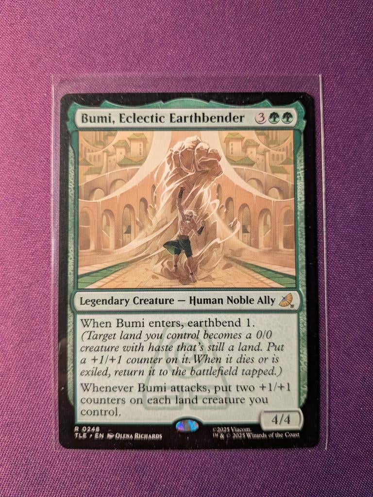 Bumi Eclectic Earthbender mtg magic the gathering, Ophalen of Verzenden, Zo goed als nieuw