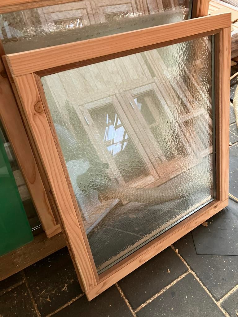 2st Douglas Vast raam 81x87.5, Ophalen, Zo goed als nieuw, Minder dan 180 cm
