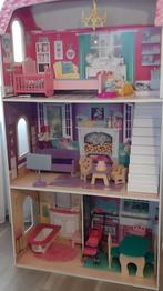 Groot poppenhuis met meubels., Ophalen, Poppenhuis