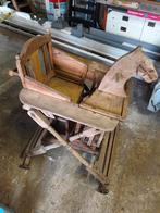 Antieke houten kinderstoel / hobbelpaard, Ophalen