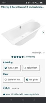 Nieuw ligbad Villeroy & Boch Oberon 2.0 - Wit Glans, Ophalen, Nieuw, Wit, Overige typen