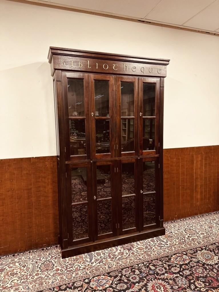 Klassiek Engelse Bibliotheque Boekenkast, Ophalen