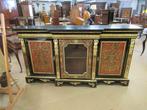 Oer 09920 ANTIEK rode boulle dressoir met veel brons , Ophalen