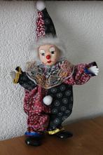 Porseleinen clownspop, clown pop, 34 cm, Antiek en Kunst, Antiek | Speelgoed, Ophalen of Verzenden