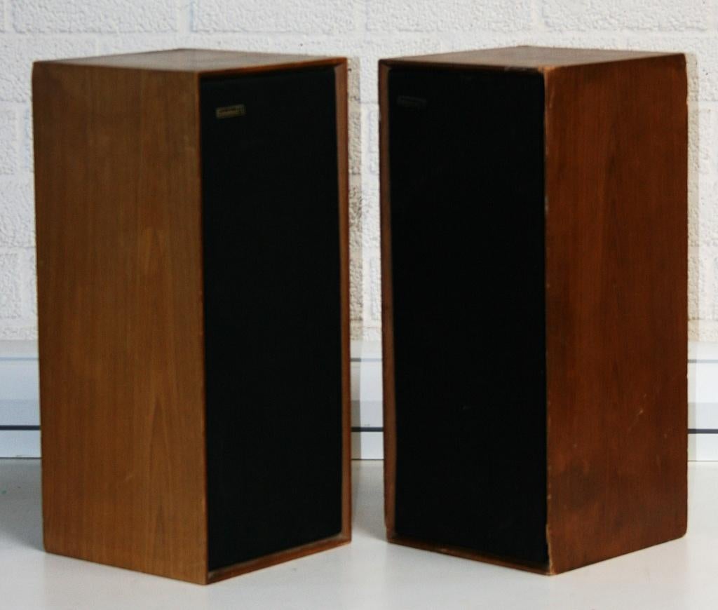 Vintage Celestion Ditton 15 luidsprekerset, vanaf €96, Audio, Tv en Foto, Luidsprekers, Gebruikt, Minder dan 60 watt, Front, Rear of Stereo speakers