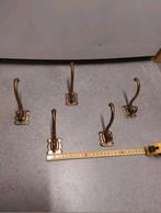 Art deco Jugendstil ? Messing ? kapstokhaken jashaak, Ophalen of Verzenden, Gebruikt, Metaal, Wandhaken