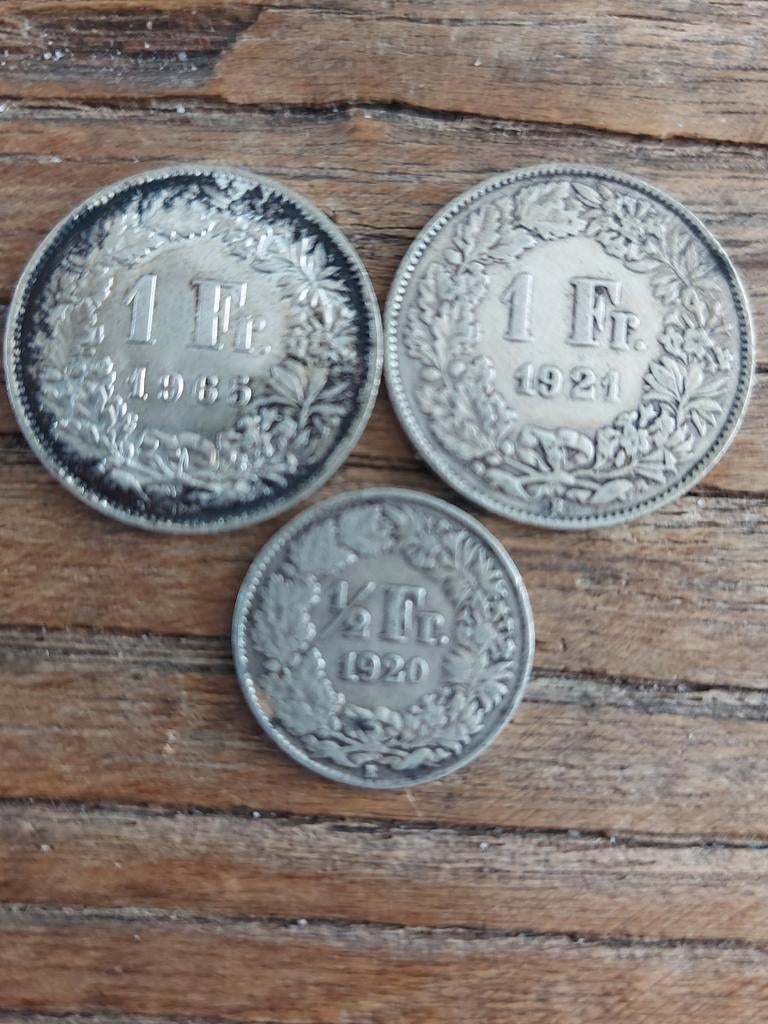 Zilveren frank munten Zwitserland, Ophalen of Verzenden, Koningin Beatrix, Overige waardes