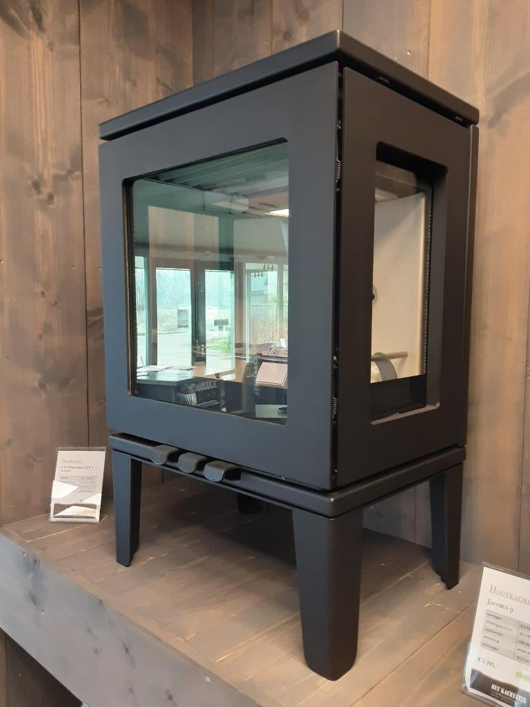 Houtkachel Charlton & Jenrick Purevision LPV5 Showroommodel, Ophalen, Vrijstaand, Hout, Nieuw