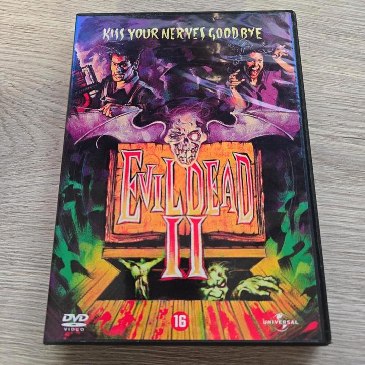 Evil Dead II (4 HALEN = 3 BETALEN), Cd's en Dvd's, Dvd's | Horror, Zo goed als nieuw, Alle leeftijden, Ophalen of Verzenden