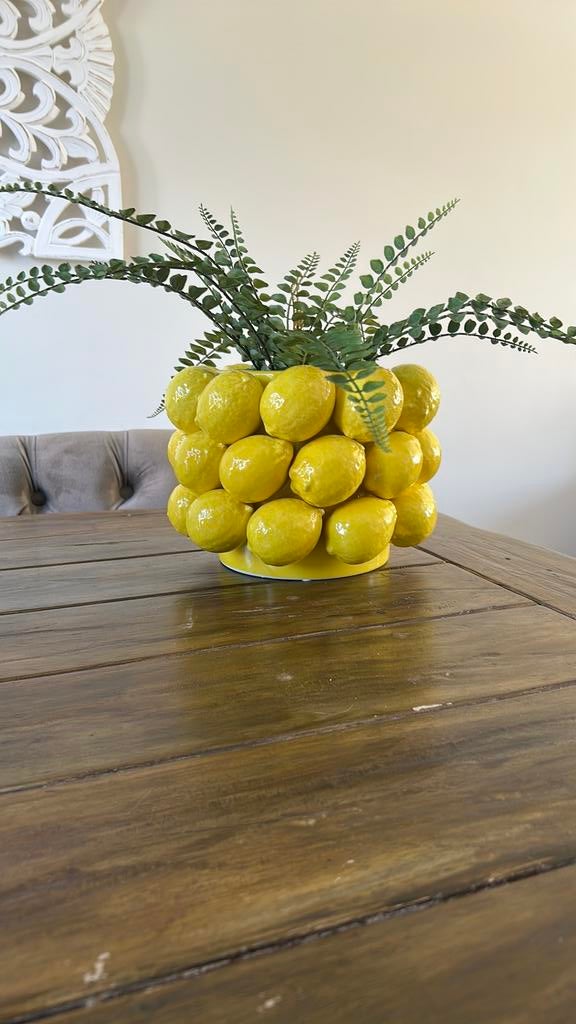 KARE Design Citroenvaas Lemon Juice Nieuw!, Huis en Inrichting, Woonaccessoires | Vazen, Ophalen of Verzenden