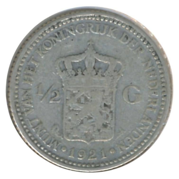 Nederland Set 1/2 Guldenmunten Zilver 1921-1930 (5 stuks), Postzegels en Munten, Munten | Nederland, ½ gulden, Setje, Zilver, Ophalen of Verzenden