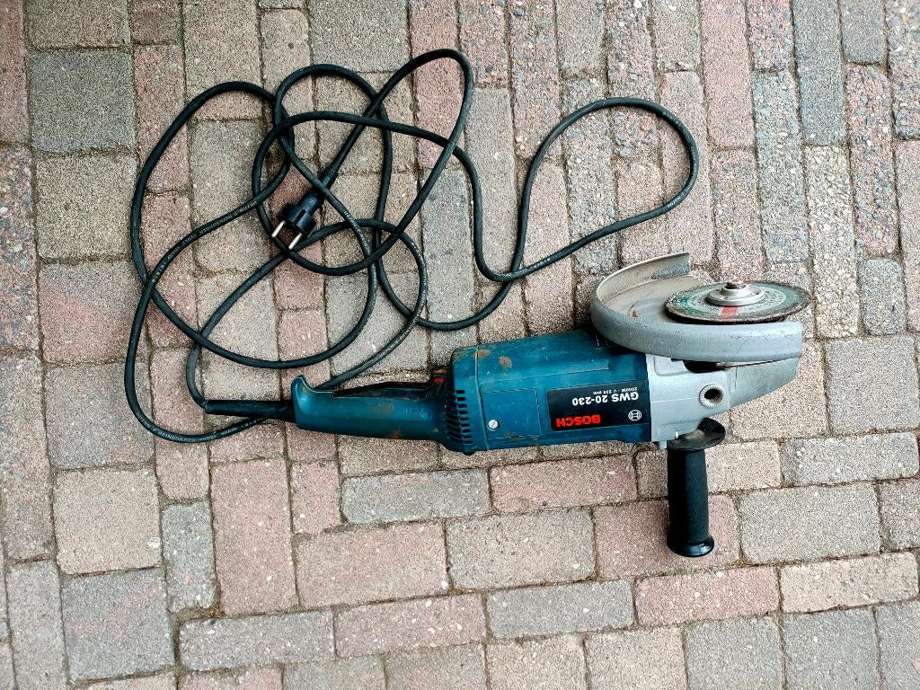 Bosch haakse slijpmachine, Doe-het-zelf en Verbouw, Ophalen, Gebruikt, 1000 watt of meer, Haakse handslijpmachine