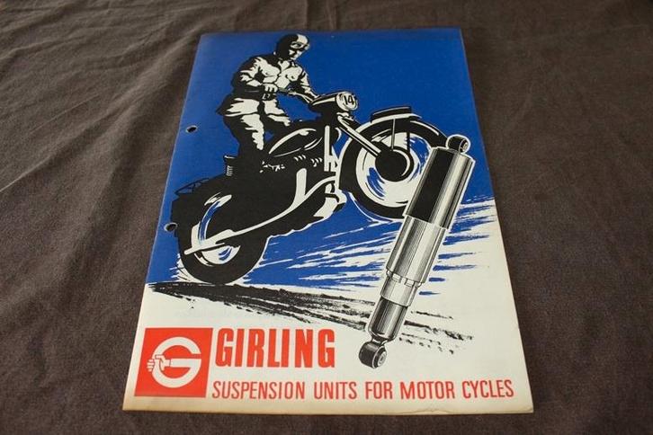 Girling suspension units for motorcycles, Motoren, Handleidingen en Instructieboekjes, Overige merken, Ophalen of Verzenden