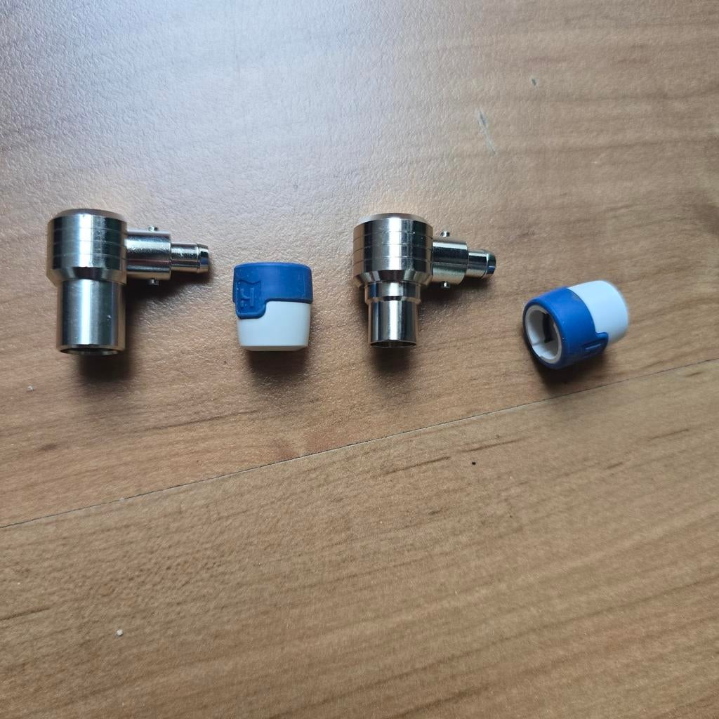 Hirschmann. Connectoren Coaxkabel-f. aansluiting., Ophalen of Verzenden, Zo goed als nieuw