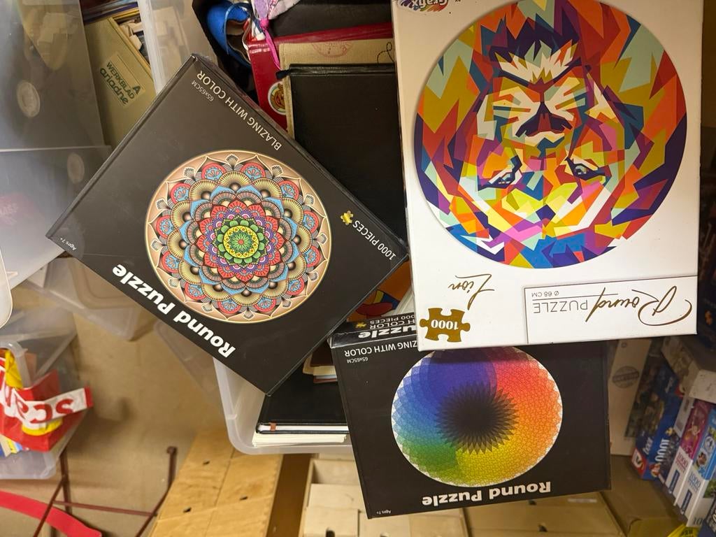 Ronde puzzels nieuw, Ophalen of Verzenden, 500 t/m 1500 stukjes, Nieuw