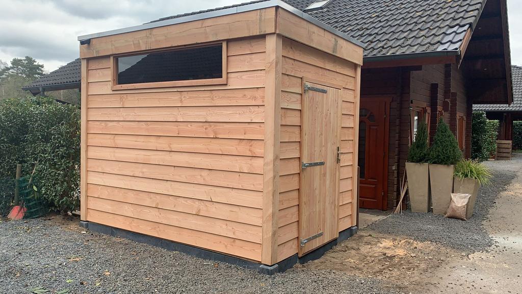 Douglas zweeds rabat div lengtes, Ophalen, Zo goed als nieuw, 250 cm of meer, Planken