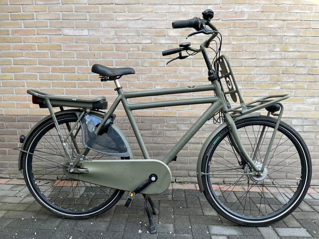 Cortina E-U4 heren transportfiets mt 61, Fietsen en Brommers, Elektrische fietsen, Zo goed als nieuw, Cortina, 59 cm of meer, 30 tot 50 km per accu