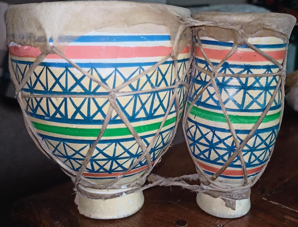 Marokkaanse tam tam, vintage, naqqara., Ophalen of Verzenden, Gebruikt, Trommel