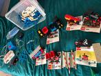 Lego trein begin jaren 70 blauwe rails., Ophalen of Verzenden, Gebruikt, Complete set, Lego